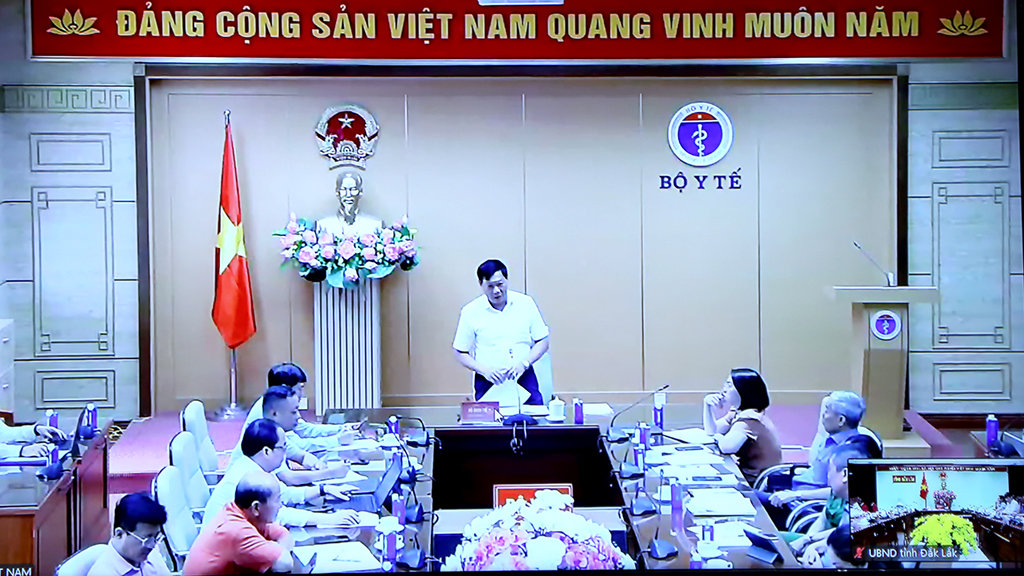 Hội nghị trực tuyến toàn quốc về tăng cường kiểm tra việc chấp hành các quy định của pháp luật về dược, an toàn thực phẩm